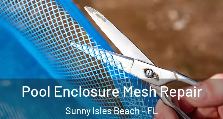  Pool Enclosure Mesh Repair Sunny Isles Beach - FL